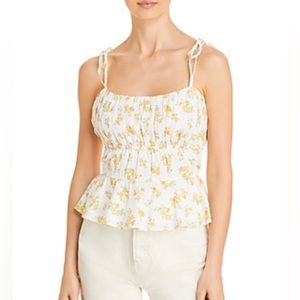 BLOOMINGDALES | LINI Beth Yellow Floral Top